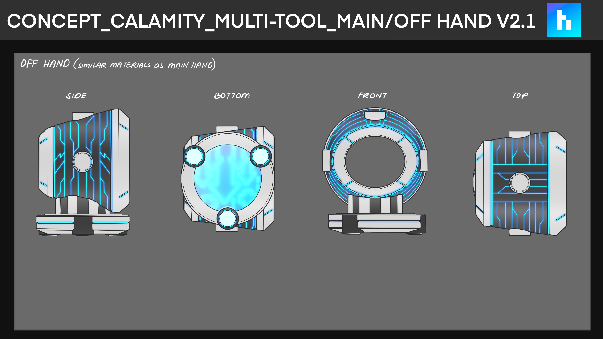 The Multitool will clad to your S.I.M.U.'s wrist