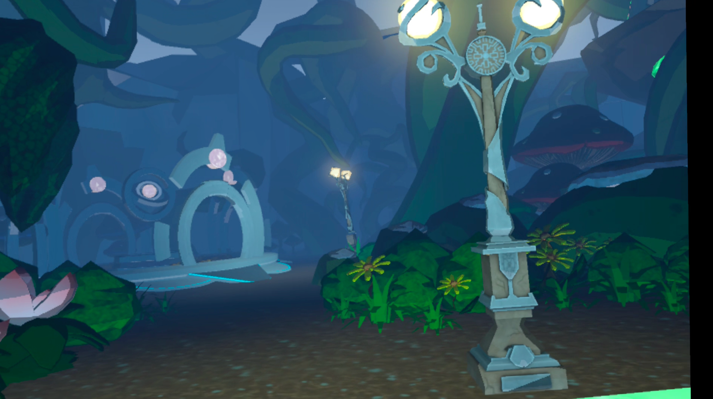 Thick vines run through The Lobby. They're now part of the architecture. Nobody here can imagine the area without them. All designs are subject to change